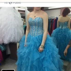 Prom dress hand made worn once